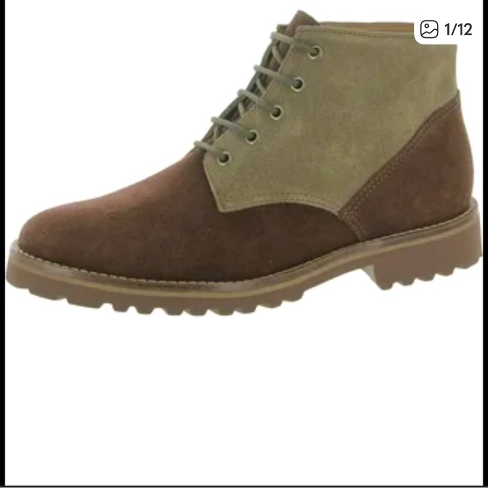 Driver Club USA Two-Tone Suede Ankle Chukka Boots